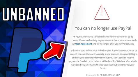 Members VG Community VG Supporters About Us Blogs; AVCS for VoiceAttack PR Trackers; More. . How to get unbanned from paypal